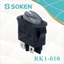 Dpst Light Rocker Switch mit Kc Zertifikat 16A 250VAC